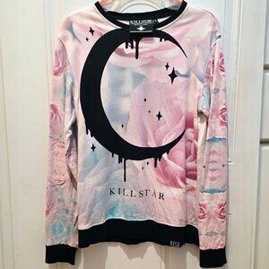 Killstar | Pastel Drip Moon Sweatshirt